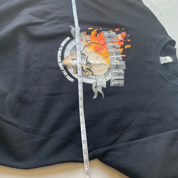 Vintage Y2K Lee heavyweight sweatshirt The black Hole Oakland black size XL - Picture 12 of 15